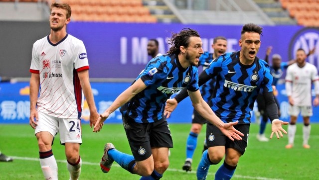Serie A: Leaders Inter Milan restore 11-point advantage over AC Milan after beating Cagliari 1-0