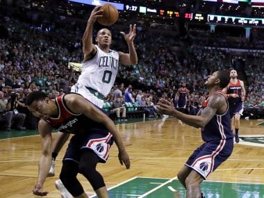 NBA playoffs: Avery Bradley tallies 29 points as Celtics rout Wizards on home court to take 3-2 series lead