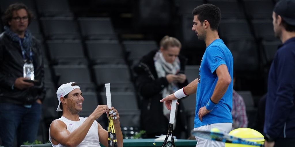 ATP Paris Masters 2019: Novak Djokovic, Rafa Nadal en 'intensa' sesión de entrenamientos, ver vídeo