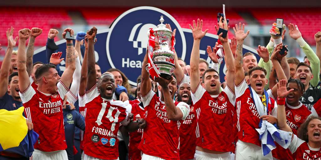 FA Cup: el doblete de Pierre-Emerick Aubameyang ayuda al Arsenal a conseguir el título 14 y entrar en el último minuto a la Europa League