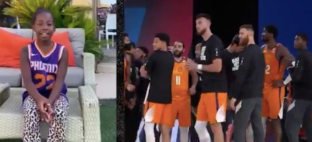 Los Suns sorprendieron a los jugadores con miembros de la familia haciendo presentaciones fue genial