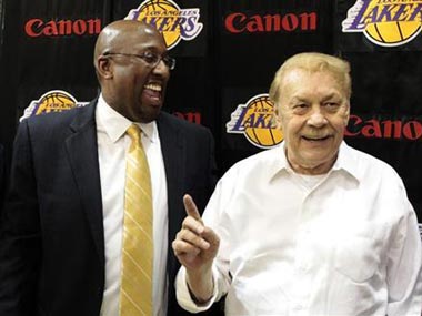 NBA: Jerry Buss, owner of LA Lakers, dies at 80