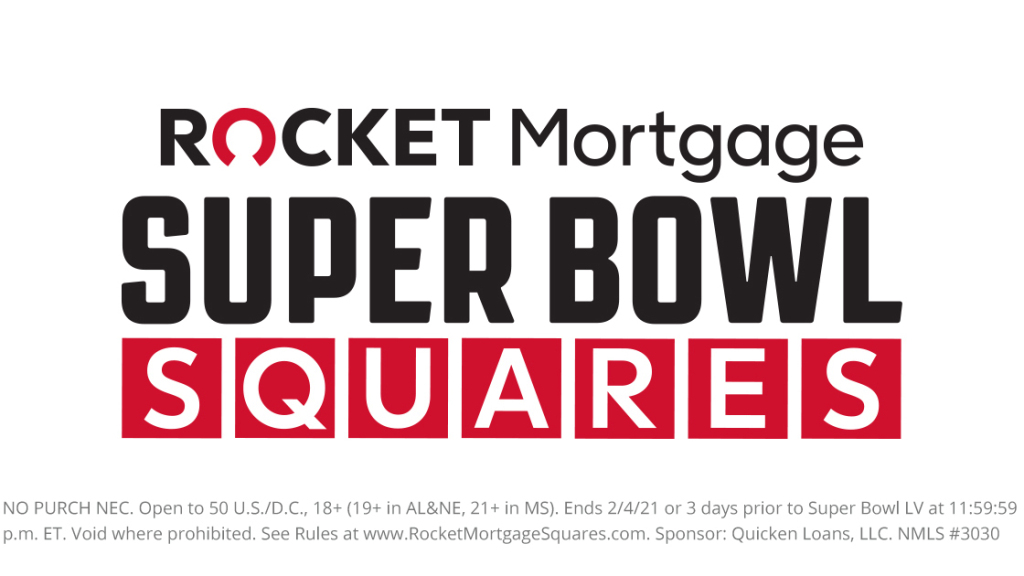 Prepárese para el sorteo Rocket Mortgage® Super Bowl Squares